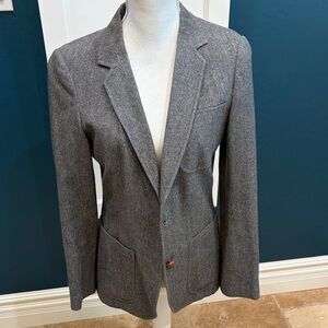 Sachel wool blend gray blazer